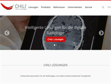 Tablet Screenshot of chili-radiology.com